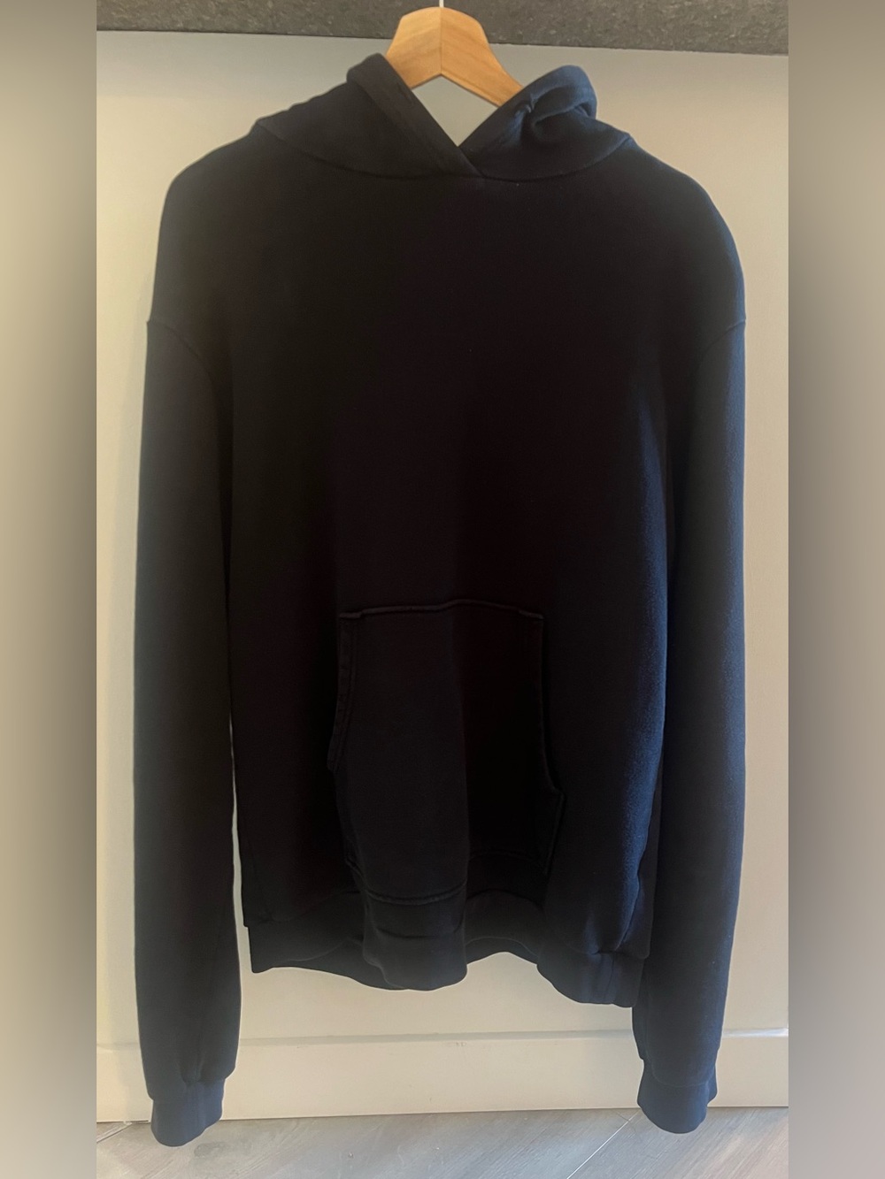 John Elliott Black “ Beach” Hoodie